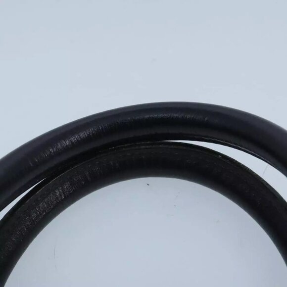 CELINE Macadam Canvas Boston Bag Navy Gold Auth - Picture 7 of 15